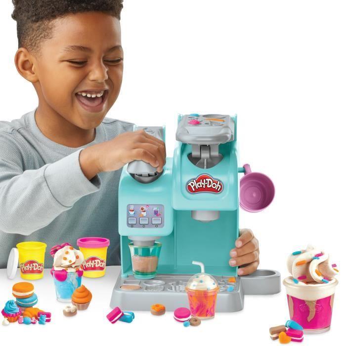 Play-Doh Mon super café, Pâte à modeler, Machine à café jouet pour enfants dès 3 ans, Kitchen Creation