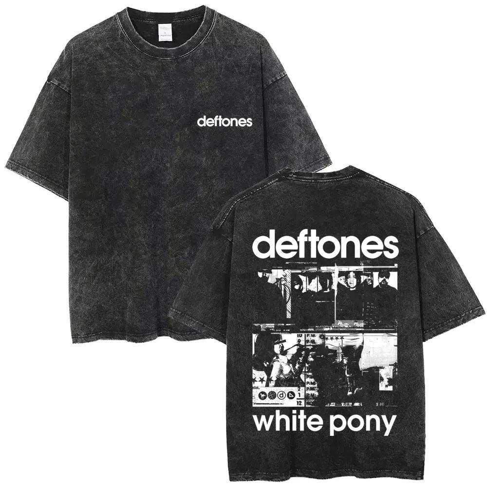 

2026 Новинка Чоловічий одяг Футболка Homme Прана Вінтаж Рок-гурт Deftones Приватна Музична Графіка Унісекс Одяг Новинка Футболки XXXL зелений