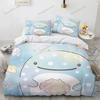 Anime Kawaii Cartoon Sumikko Gurashi Bedding Set Boys Girls Twin Queen Size Duvet Cover Pillowcase Bed Kids Adult Luxury Gift