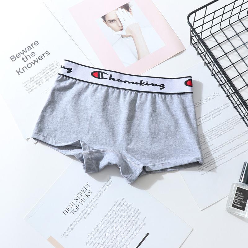 Pure Cotton Antibacterial Women's Boyshorts with Wide Waistband - Trendy Breathable Triangle Briefs
