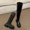 Women's High Over The Knee Boots Trendy Retro Fashion Winter Walking Snowmobile Boots Outdoor 2025 Botas De Invierno Para Mujer
