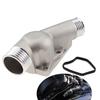 Aluminum Thermostat Housing Cover 11531722531 11531740437 055004N for E34 E36 323i Thermostat Cover with Gasket