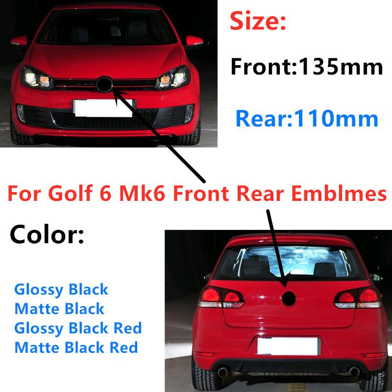 For Golf 6 MK6 Car Front
