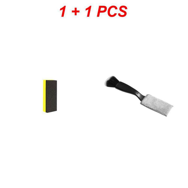 Car Cleaning Tools Air Conditioning Air Exhaust Cleaning Dust Removal Soft Brush Multifunctional Car Interior Cleaning Tool 2Pc