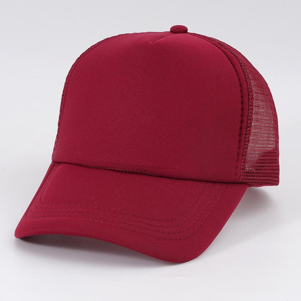 Trendige Unisex Mesh Baseballkappe: Einfarbig für vielseitige, stilvolle Reise- und Ausgehkleidung