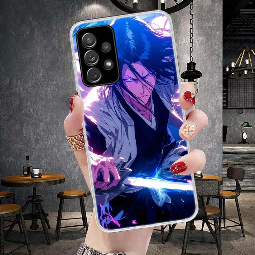 Bleach Kuchiki Byakuya Weiche Handyhülle Für Samsung Galaxy A12 A22 A32 A52 A72 A02S A51 A50S A71 A70 A31 A20S Note 20 Ultra S10 A