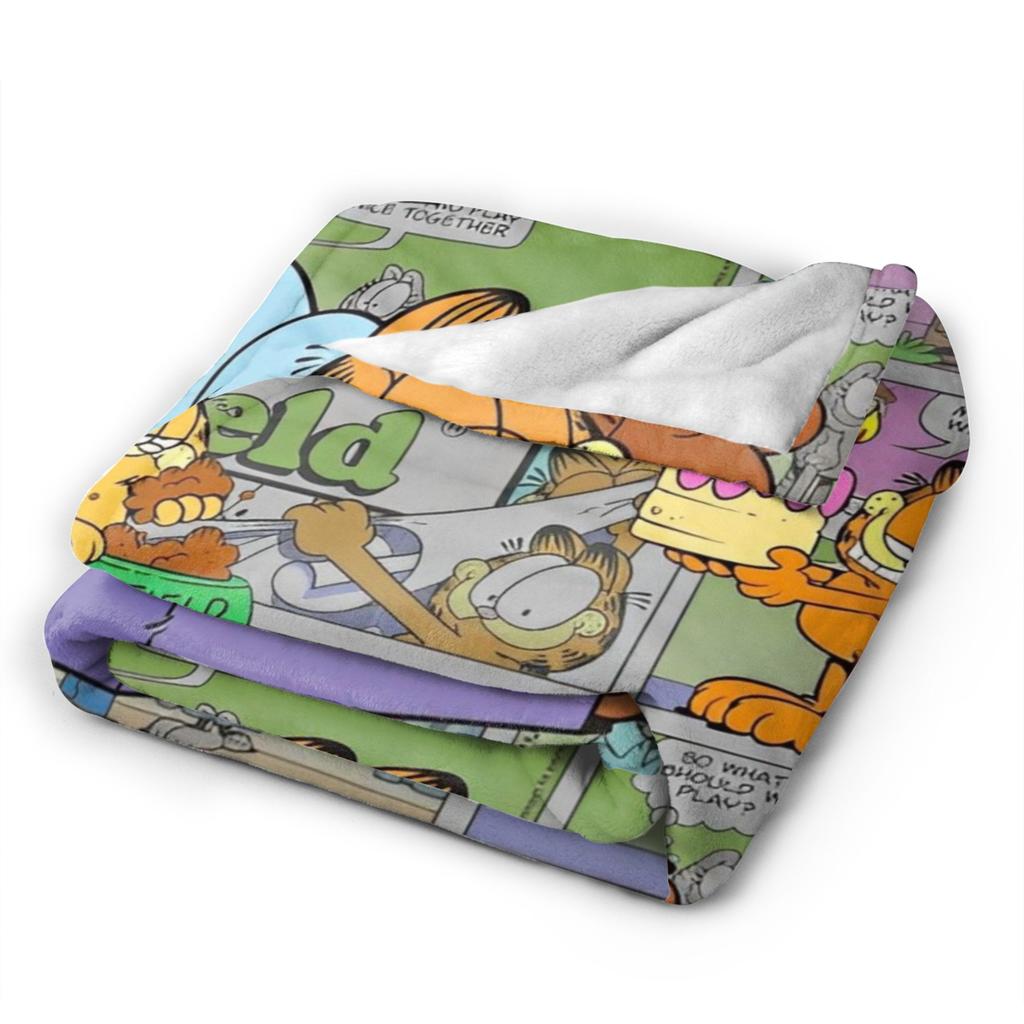 G-Garfields Aniem Kawaill Cats Throw Blanket for Couch Fuzzy Soft Plush Blanket 50x60 Inch Multiple Sizes Bedspreads All Seasons