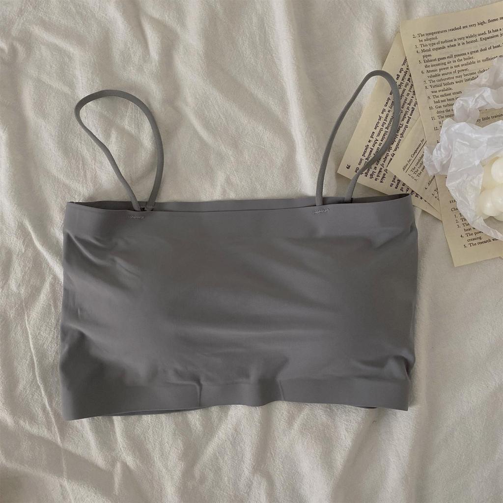 Ice Silk Anti-Exposure Camisole with Chest Pads for Women – Perfect Summer Inner and Outer Wear