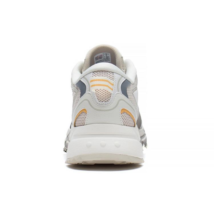 New LiNing Rebound Cushioning Breathable Lightweight Wear-Resistant Slip-Resistant Low-Top Running Shoes Men's Oat Gray ARLS005-3