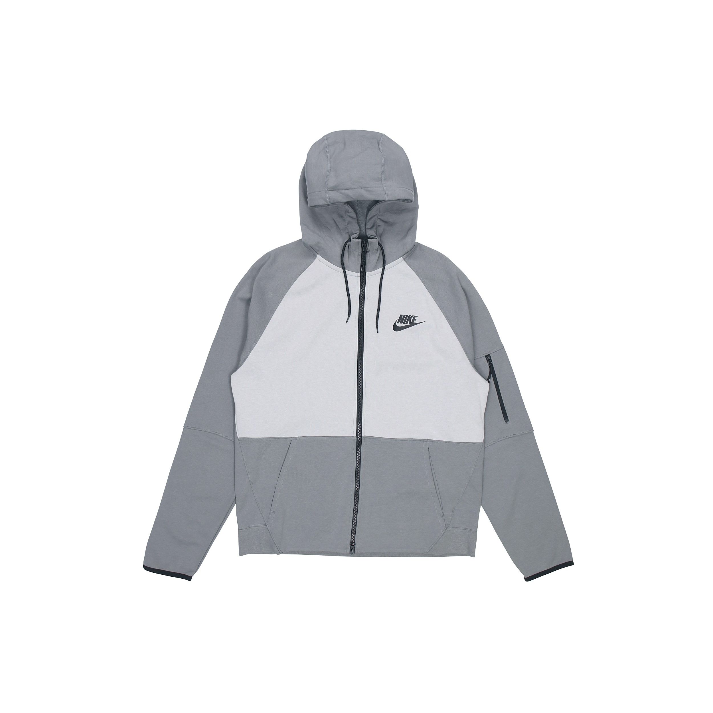 Nike Sportswear Tech Pack Fleece Full-Zip Hoodie Smoke Grey DD5285-077 XXL