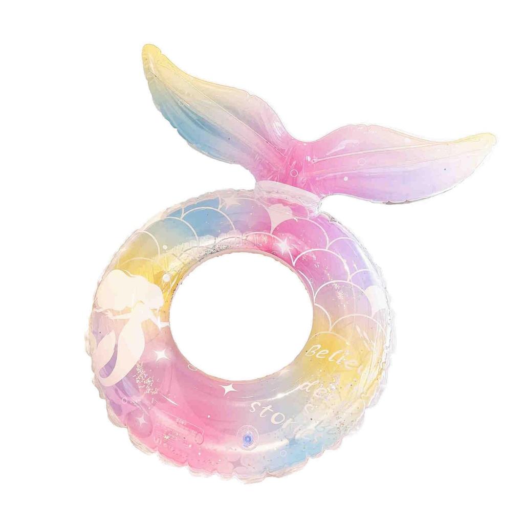 Float for Adults 90cm Float Stylish Cute Mermaid Float Strong Buoyancy Stylish For Water Play Swimming Beach Sunbathing Summer Vacation Heat