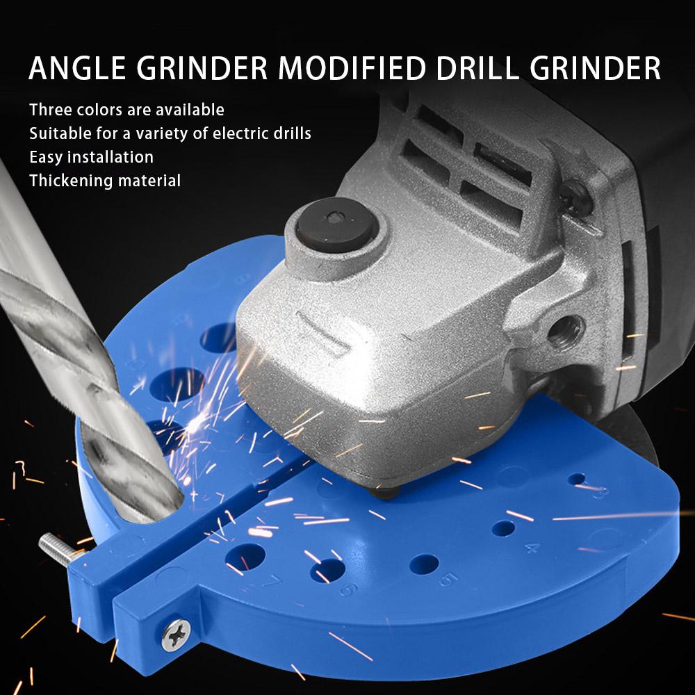 Multipurpose Drill Bit Sharpener 3-12mm Grinding Tool Powered Polisher For Angle Grinder DIY Metal Wood Sharpening
