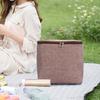Portable Large Capacity Oxford Cloth Insulated Lunch Bag Waterproof Lunch Box Storage