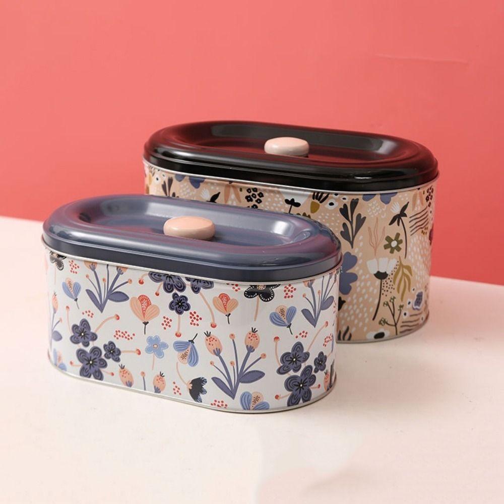 2PCS/SET European Style Snack Storage Box Large Capacity Candy Cookie Box Gift Boxes  Desktop
