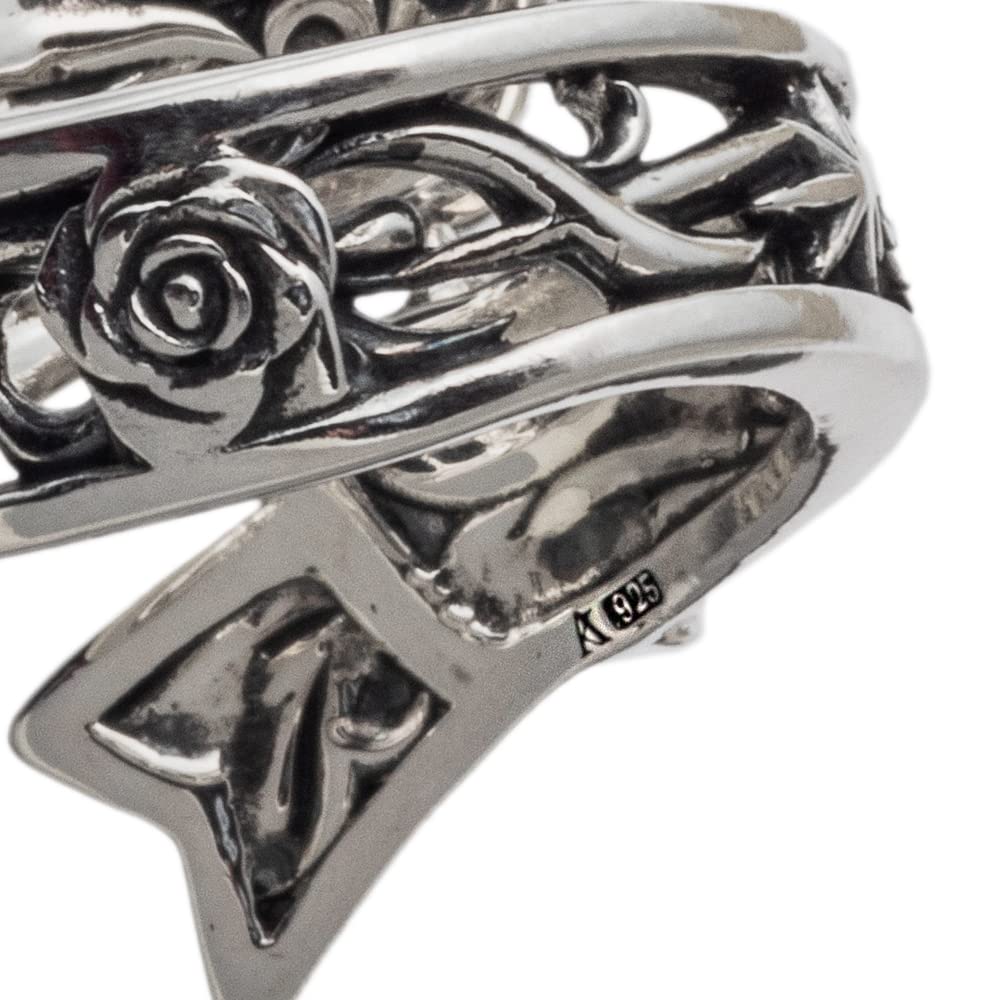 Artemis Kings Spade One Size Fits Silver Brand Silver 925 Ring, All, AKR0062, Men's Accessory, Jewelry, Ring,