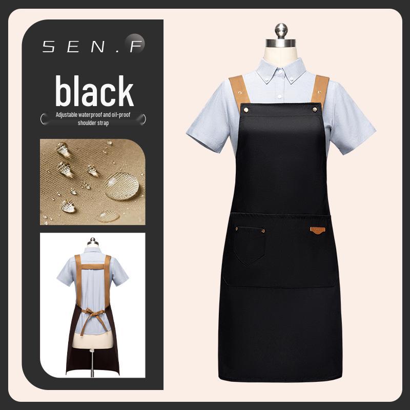 Plus Size Waterproof Apron - Custom Logo for Catering, Men's & Women's