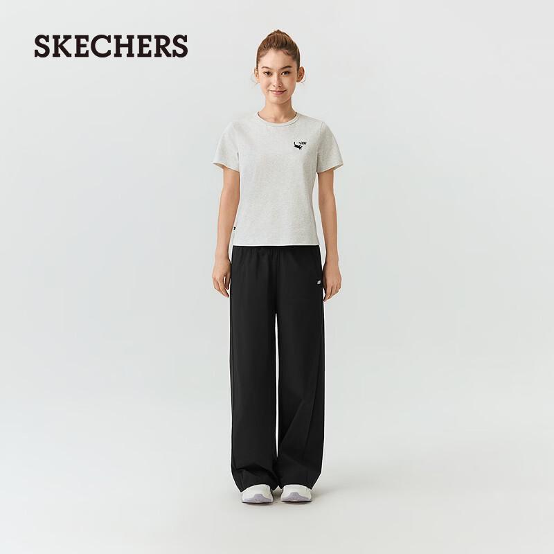 Skechers Women's 2026 Spring Wide-Leg Casual Pants L226W039