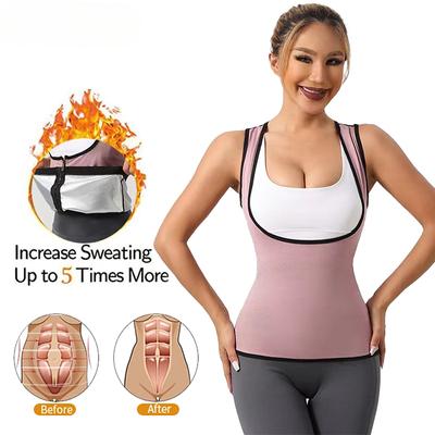 Schwitzweste für Frauen, Gewichtsverlust, Schwitz-Workout-Tanktop, Schlankheits-Sauna-Shirt, wärmespeichernde Schwitz-Kompressionsweste