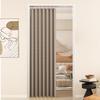NEKOHASHI Blackout Room Thermal 180cm 100cm Grade 1 Light Blocks Out Over of Single Nordic Accordion Room Energy Shape Heat Cold Tension Rod Solid