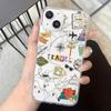 Aircraft Map Label for Iphone11promax Mobile Phone Case Apple 11 Anti-drop 11 Space Case 11/11