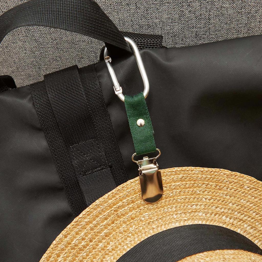 1 Pair Stylish Hat Clip Portable Caps Holder Unisex Accessory Travel Hat Clip Suitable for Backpacks and Handbags