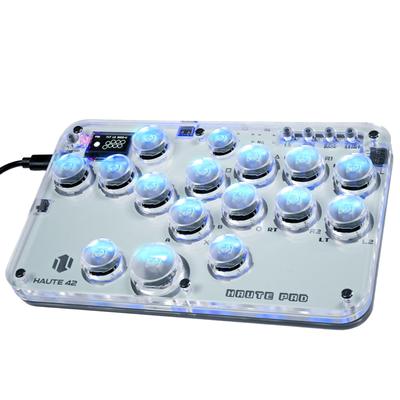 Haute42 Leverless Ultra Thin All Button Leverless High Precision for RGB LED Hot Swap Rapid Fire Fighting Game Japanese Instruction Manual Included