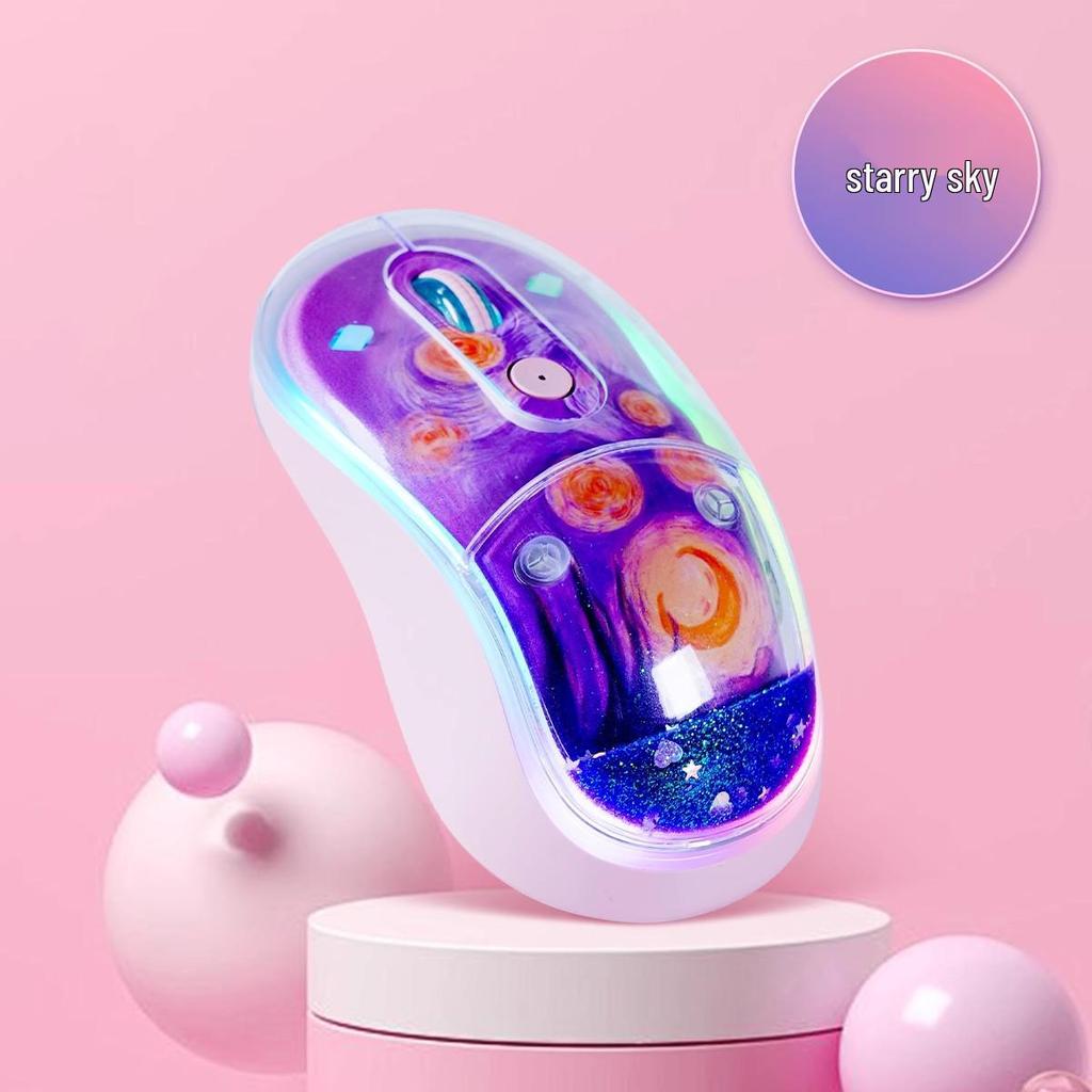 BENWIS Silent Colorful Dual-Mode Ergonomic Wireless Bluetooth Gaming Mouse with Rechargeable Battery