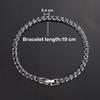 4mm Micro-inlaid Zircon Tennis Bracelet for Women  New Men Bracelet Homme Jewelry Accessories Wholesale