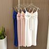Plus Size Pajamas Women's Summer Sexy Thin Bows Suspender Skirt Pure Desire Fancy Nightdress Home Wear