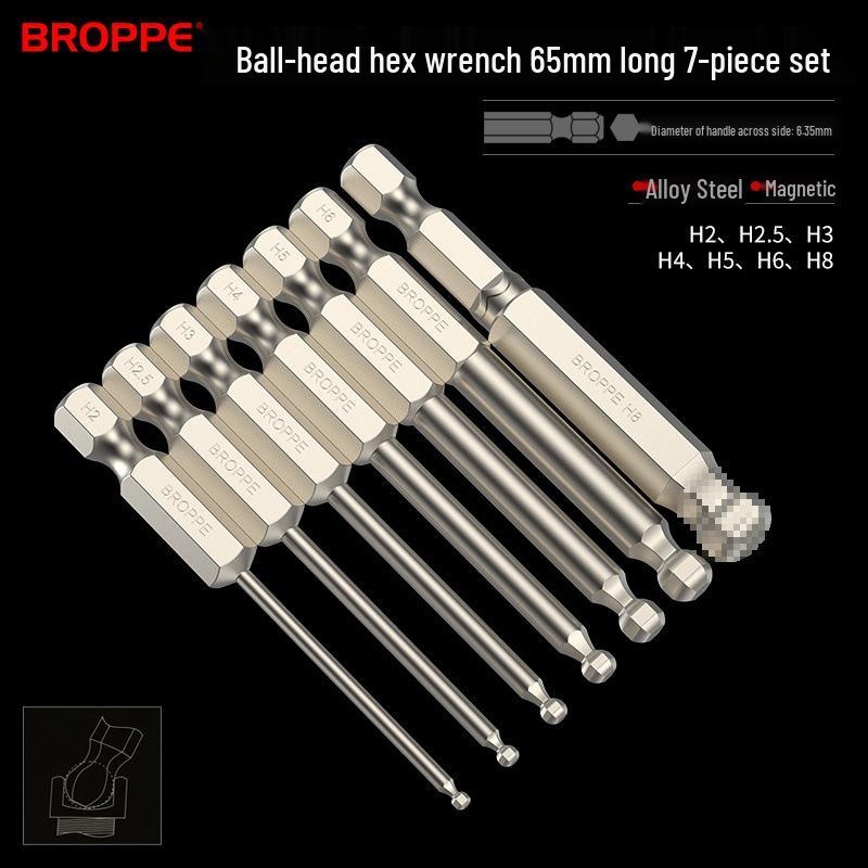 Hexagonal Double-Ended Magnetic Screwdriver Bit Set