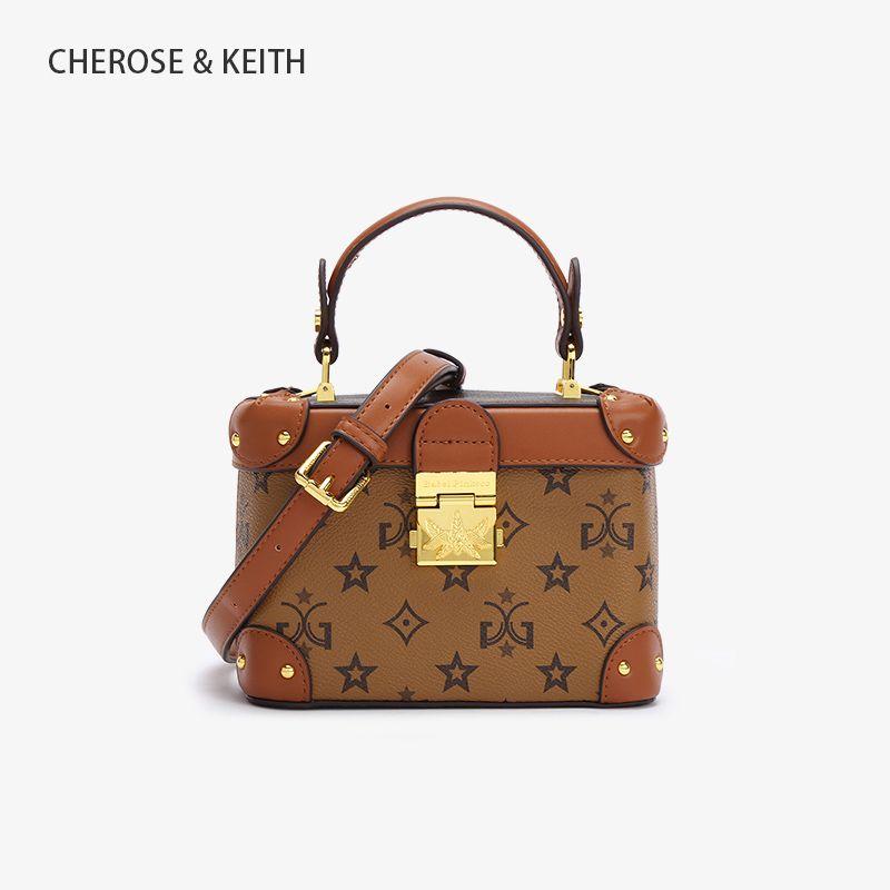 

Chalie & Kolsr Fall Niche Style Genuine Leather Bucket Bag Female Crossbody Bag Female 2024 New Arrival Tide Handbag Brown