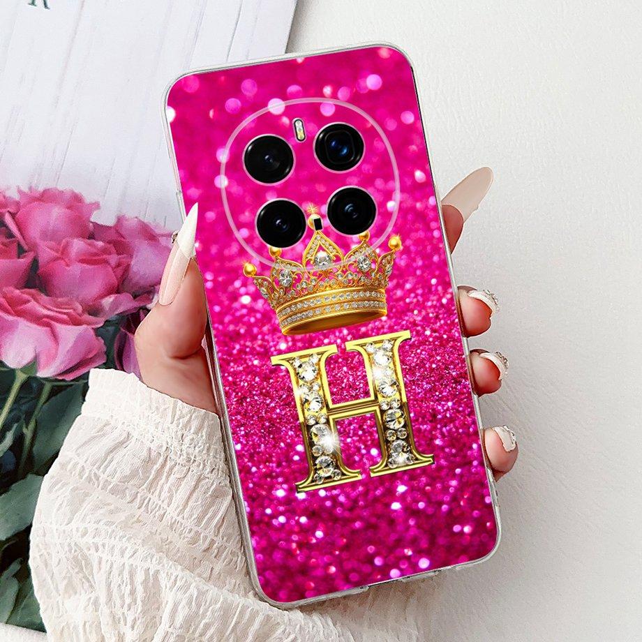 Phone Case For Honor Magic 7 Pro Magic7 Camera Protected Back Cover For Magic 5 Lite 6 Lite Soft Silicone Funda Letters Pattern