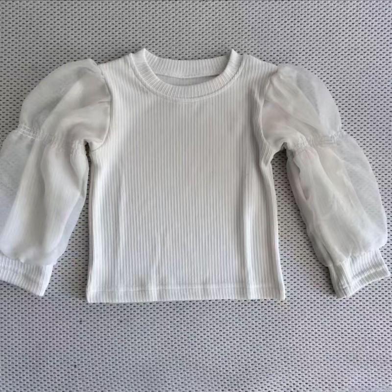 Girls 3-piece Outfit Set Korean Style Tweed Vest T-shirt Pants Kids Casual Fashion