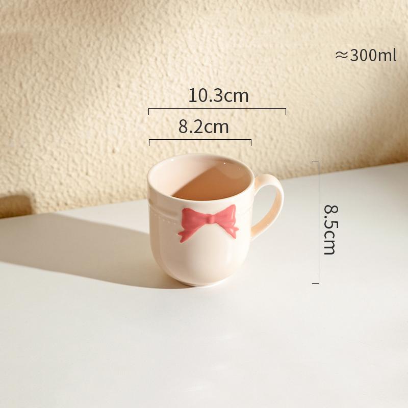 Sweet Modern Style Ceramic Plate Home Breakfast Delicious Yogurt Bowl High End Restaurant Fruit Salad Plates Exquisite Tableware