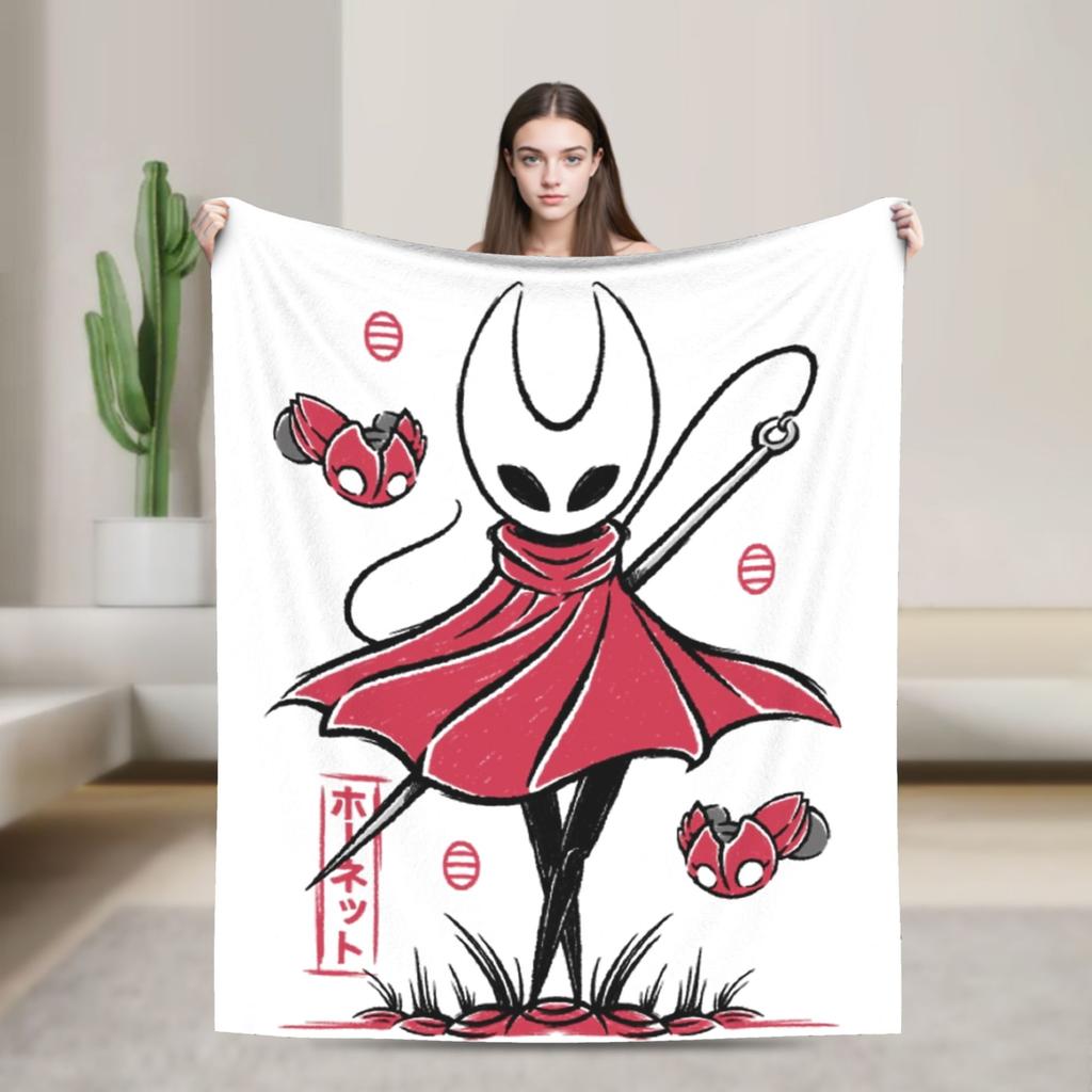 Hollow Knight Flísové Deky Akční Dobrodružství Úžasné Přehozy na Domácnost 125*100cm Kus Koberce