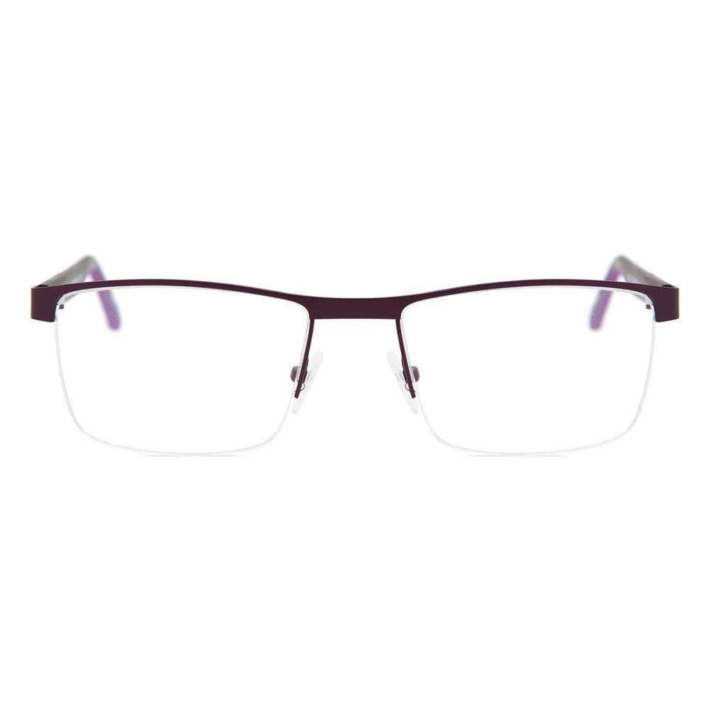 

Semi Rimless Rectangle Purple Smartbuy Collection Tim 982g Fashion Unisex Eyeglasses Purple/56-18-140