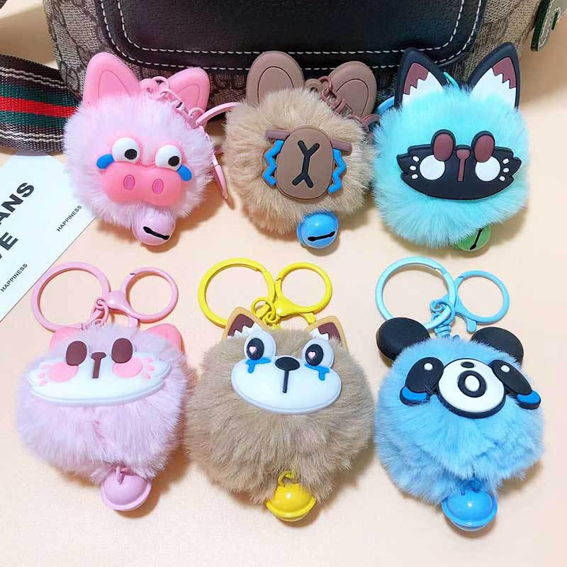 Kreslená Roztomilá Plyšová Klíčenka & Doplněk ke Školní Tašce - Kreativní Dárek pro Děti