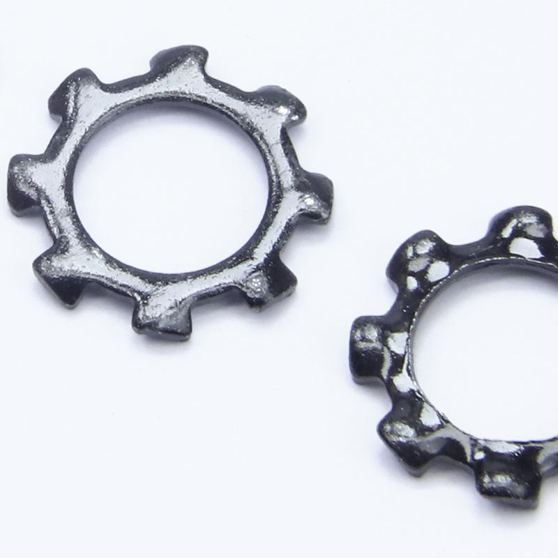 

Стопорная шайба из нержавеющей стали 304, черная, зубчатая, противоскользящая, с внешним зубом, M3/M4 M6 (Black Iron)