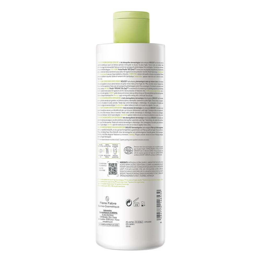 BIOLOGY Dermatological Make-up Remover Milk 400 Ml