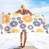Vintage Floral Beach Towel Microfiber Quick Dry Botanical Flower Bath Towel Oversized Sand Free Travel Swim Decor Gift for Women