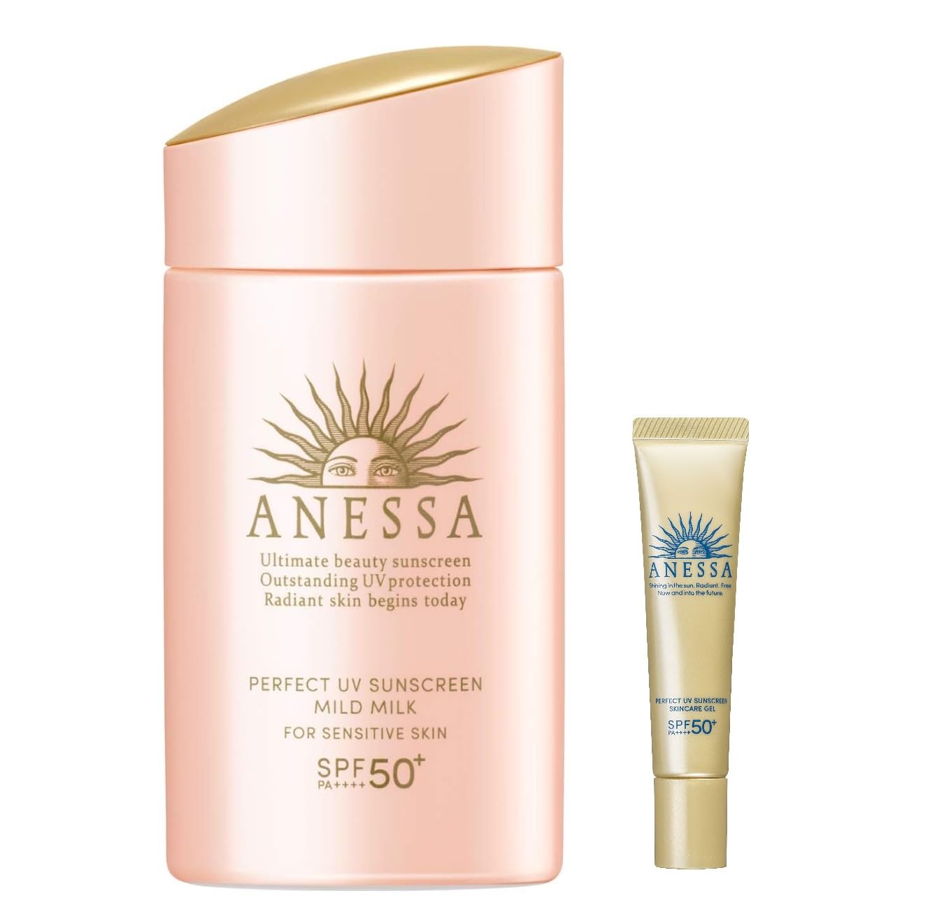 

[Эксклюзив для Amazon.co.jp] ANESSA PUV Мягкое молочко N (Включает Perfect UV Skin Care Gel, специальный размер 15 г) 60 мл + 15 г