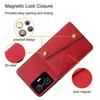 PU Leather Wallet Phone Case for Xiaomi 11T Pro,11T Multiple Card Slots Dual Metal Button Closure Shockproof Full‑Body Protective Cover