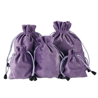 5pcs Square Bag Drawstring Velvet Dice Bag for Gift Jewelry Display Packing Bag & Pouches Board Game Storage