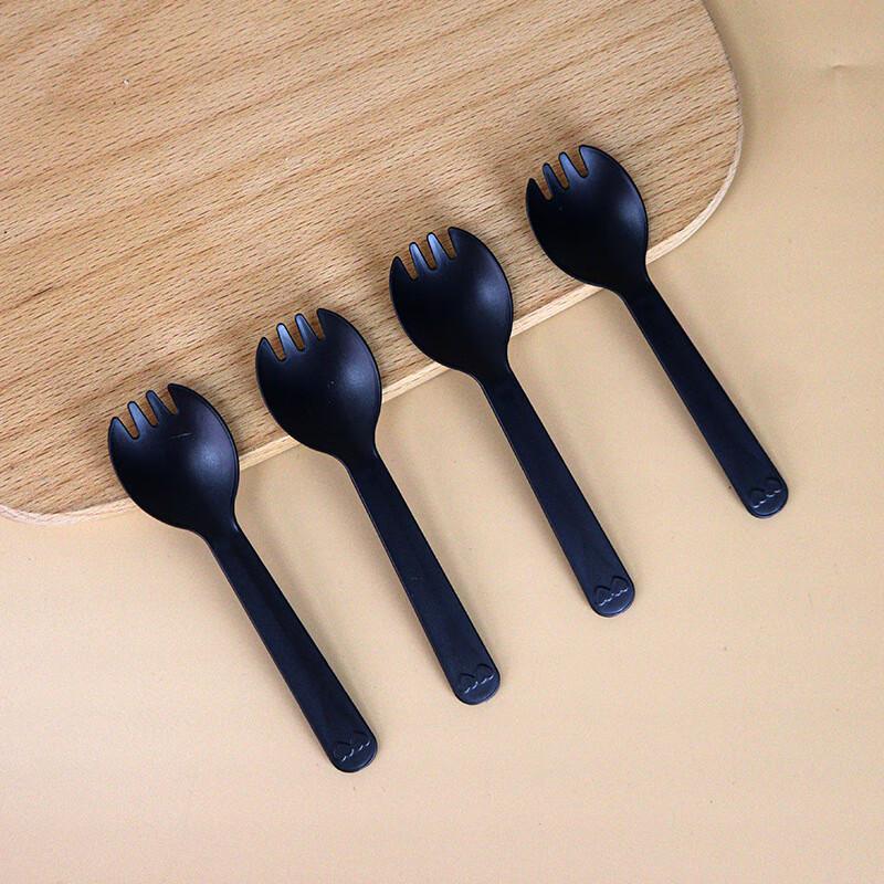 COFLYEE Disposable Plastic Dessert Spoons & Forks