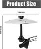 Car Crash Cymbal Air Vent, Mini Drum Cymbal For Music Lovers, Easy Clip-On Cymbal For All Types Of Vehicles (Gold)