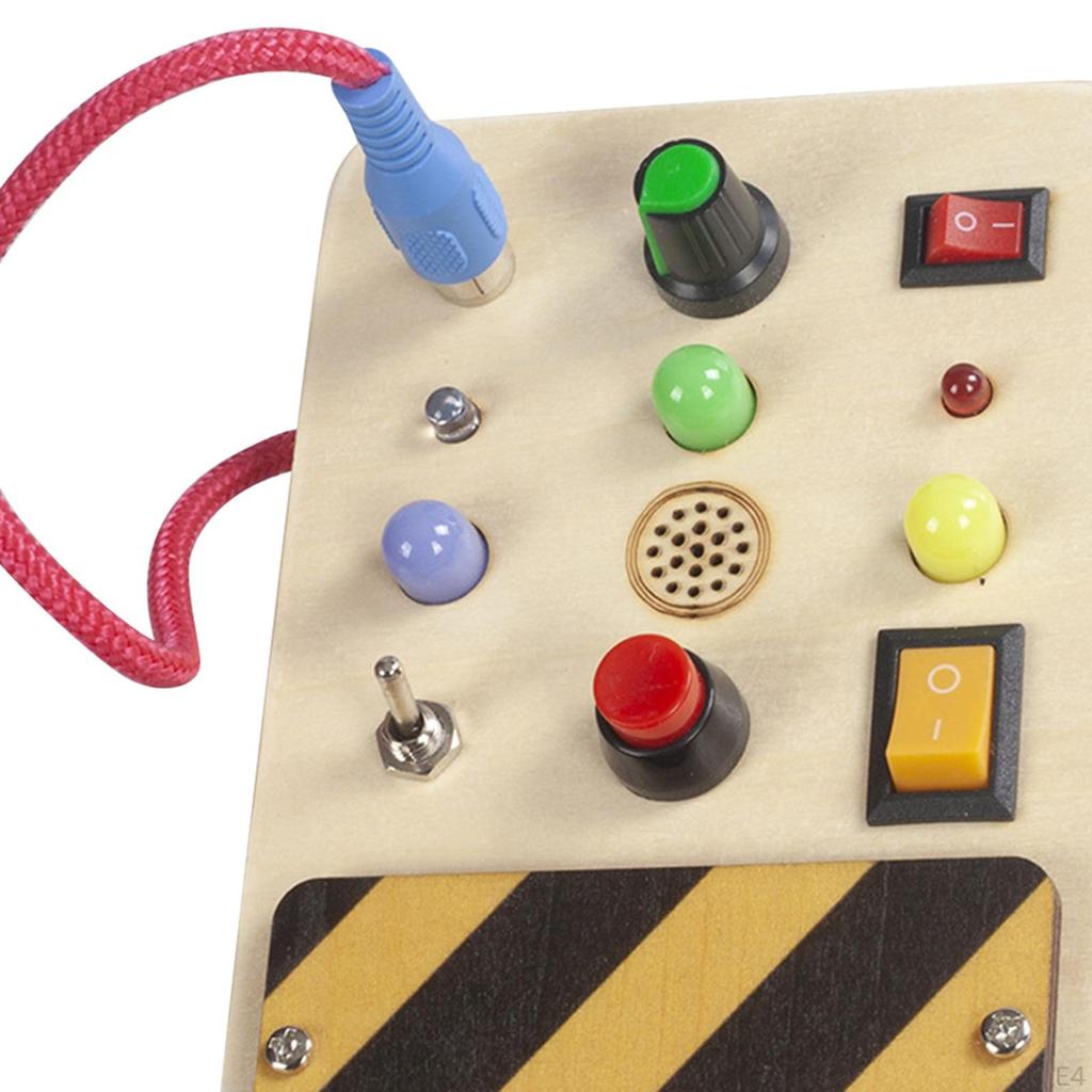 Toy Busy Board Toggle Switch Developmental for Preschool Kids