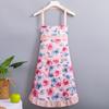 Yishanyisi Women's Sleeveless PVC Kitchen Aprons - 3 Pack