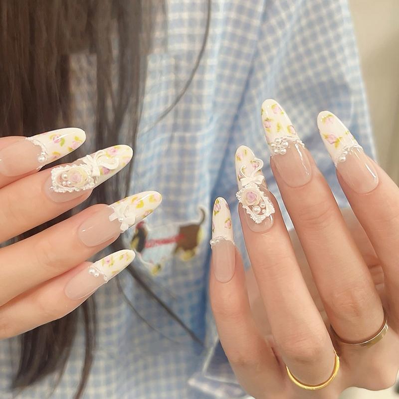 50Pcs Nail Art Frames Shapes Designs Diy Resin Charms For 3D Nail Accessories Hollow Nail Art Gems Stones Frames