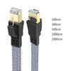 Flat CAT8 Ethernet Cable for Fast Speed 40Gbps Data Transfer and Stable Connection Cord 1-20m Optional