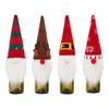 Christmas Rudolph Faceless Doll Wine Bottle Set - Festive Desktop Decoration